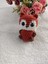 Amigurumi Mini Kızıl Tilki Anahtarlık Oyuncak (6 Cm-1 Adet) 1