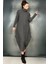 Dökümlü Oversize Yumoş Maxi Elbise 1