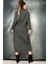 Dökümlü Oversize Yumoş Maxi Elbise 3