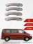 Volkswagen Transporter T6 Van Kapı Kolu (4 Kapı) 4 Parça 2015 ve Üzeri Krom Paslanmaz Çelik 1
