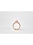 Pink Quartz Taşlı Rose Altın Yüzük 2