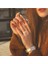 Swarovski Taşlı Modern Tasarım Geniş Tarz Altın Yüzük 1