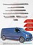 Volkswagen Transporter T6 Van Yan Kapı Çıtası (Uzun Şasi) 7 Parça 2015 ve Üzeri Krom Paslanmaz Çelik 1