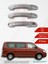 Volkswagen Transporter T6 Van Kapı Kolu (3 Kapı) 3 Parça 2015 ve Üzeri Krom Paslanmaz Çelik 1