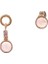 Pink Quartz Taşlı Şık Rose Küpe 2