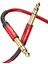 6.5mm To 6.5mm 1/4 Inç Gitar Enstrüman Kablosu Kırmızı Trs Stereo Ses Kablosu Erkek - Erkek Düz-Düz Elektro Gitar, Bas Gitar, Elektrik Mandolin Kablosu CM0007 3 Metre 1