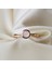Pink Quartz Taşlı Rose Altın Yüzük 4