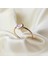 Pink Quartz Taşlı Rose Altın Yüzük 5