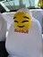 Emoji Oto Boyun Yastığı Gülen Altı Sarı 2