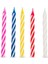 Karışık Renkli Çubuk Mum 24' Lü Doğum Günü Pasta Mumu - Pasta Süsü 3