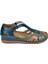 Deri Comfort Kadın Sandalet FOR-22521 Kot Mavi 2