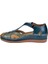 Deri Comfort Kadın Sandalet FOR-22521 Kot Mavi 3