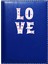 Kişiye Özel I Love You 3 Görselli Lacivert Ruhsat Kabı 1