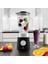 Paslanmaz Çelik Bıçaklar ile Buz Kırıcı 1,5 Lt Cam Sürahili Smoothie Blender Siyah 3
