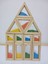 Waldorf Ahşap Oyuncak 12'li Kumlu Rainbow Blokları 1