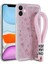 Apple iPhone 11 - Uyumlu Desenli El Askılı Iplitech Astana Silikon Kapak-Çilek 1
