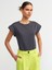 3504 Bisiklet Yaka Penye T-Shirt-Antrasit 1