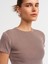 30457 Yıkama Efektli T-Shirt-Kahve 4