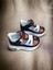 Erkek Bebe Ortopedik Cırtlı Esnek Hafif Nefes Alabilen Beyaz Lacivert Beyaz Turuncu Renk Işıklı Bebek Sneaker Spor Ayakkabı 1