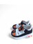 Erkek Bebe Ortopedik Cırtlı Esnek Hafif Nefes Alabilen Beyaz Lacivert Beyaz Turuncu Renk Işıklı Bebek Sneaker Spor Ayakkabı 2