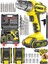Tekno Trust 72 Volt Japon Technology 58V10AH Sole Seri Darbeli Metal Şanzuman Şarjlı Çift Akülü Matkap 27PRÇ Uç 1