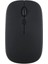 Samsung Galaxy Tab A T515 10.1" Uyumlu Kablosuz Bluetooth Şarjlı Mini Q Klavye Mouse Seti - Siyah 3