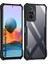 Xiaomi Redmi Note 10 Pro Kılıf Darbe Önleyici 3D Kamera Korumalı Arkası Sararmaz Sert Şeffaf Kenarları Silikon Kapak 1