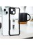 iPhone 15 Kılıf Darbe Önleyici 3D Kamera Korumalı Arkası Sararmaz Sert Şeffaf Kenarları Silikon Kapak 2