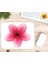 Pembe Çiçek Temalı Renkli Baskılı Özel Tasarım Dikdörtgen Kaydırmaz Mousepad 1