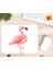 Flamingo Baskılı Temalı Renkli Baskılı Özel Tasarım Dikdörtgen Kaydırmaz Mousepad 1