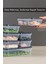 11'li Buzdolabı Organizer Mikrodalga ve Difrize Uygun Saklama Kabı 1X2400ML - 2X1170ML - 8X600ML 4