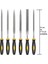 6 Parça Mini Eğe Seti Tüm Metaller ve Ahşaplar Için Oyma Şekil Verme Ege Set 160MM Saatçi Eğe Takımı 4