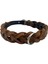 %100 Hakiki Deri El Örgüsü Köpek Tasması 2.5X55 Delik Mesafesi 41-50CM 1