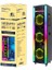 Hepu Taşınabilir Tekerli Dev Boy 10X3 Inç 1.47 cm Super Bass Woofer Bluetooth Hoparlör HP-920 3