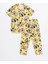 Polo Yaka Kısa Kollu Minnie Mouse Baskılı Kız Bebek Pijama Takım 1