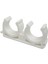 Pprc Çiftli Plastik Boru Kelepçesi - Polipropilen Pipe Fittings - 20MM - 10 Adet 1