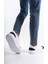 Erkek Deri Spor Ayakkabı & Sneaker Lacivert/beyaz -MBKRY506-LCVB 4