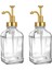 Damla 2 Li Kristal Cam, Yağlık ,kahve Dağıtıcı Dispenser, Sabunluk,losyon Gold 500 ml 3