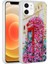 Ezotech iPhone 11 - Uyumlu Simli Desenli Kamera Korumalı Parlak Popy Kapak-Dallar 2