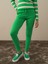 Kadın Yeşil Formunu Koruyan Regular Fit Pantolon 2