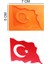 Türk Bayrağı Silikon Şeker Hamuru, Sabun, Mum Kalıp 1