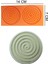 Spiral Labirent Silikon Şeker Hamuru, Sabun, Mum Kalıp 1