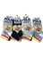12 Li Paket Xgri Polo Kadın Patik Çorap 3 Lü Patik 35-40 No 2