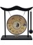 Mini Çin Gong Rüzgar Çanları Pirinç Fengshui Masaüstü Gong Dekor El I E (Yurt Dışından) 3