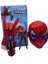 Marvel Spider-Man Vantuz Atan Eldiven+Işıklı Maske+18 cm Işıklı Figür 3 Lü Set Oyuncak Marvel Spider-Man 1