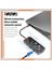Çoklayıcı Adaptör 8 In 1 USB C Type-C To USB A, USB C Macbook Uyumlu Çevirici Adaptör Çok Portlu Çoklayıcı 8in1 USB Hub ZR663 3