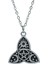 Triquetra - Güneş Ay Yıldız Pentagram Zincir Kolye - Gümüş Kaplama - Erkek Kadın Kolye - Kod:470 1