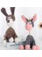 Taşlama Dişleri ile Köpekler Için Pet Köpek Oyuncakları Peluş Squeaker Cızırtılı Yumuşak Hayvan Interaktif Yardım Iyi Davranışsal Temizlik Dişleri (Eşek) (Yurt Dışından) 4