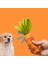 Köpek Çiğneme Oyuncağı - Diş Temizleme Için Gıcırtılı Dayanıklı Kauçuk Köpek Oyuncakları, Agresif Çiğneme Makineleri Için Sert Köpek Oyuncakları Orta/büyük Köpek (Turuncu) (Yurt Dışından) 2