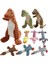 (5 Paket) Evcil Hayvan Malzemeleri Evcil Köpek Oyuncakları Peluş Dinozor Köpek Oyuncakları Çok Iyi Dört Bacaklı Uzun Hayvanlar (Sarı Beş Köşeli Yıldız) (Yurt Dışından) 2